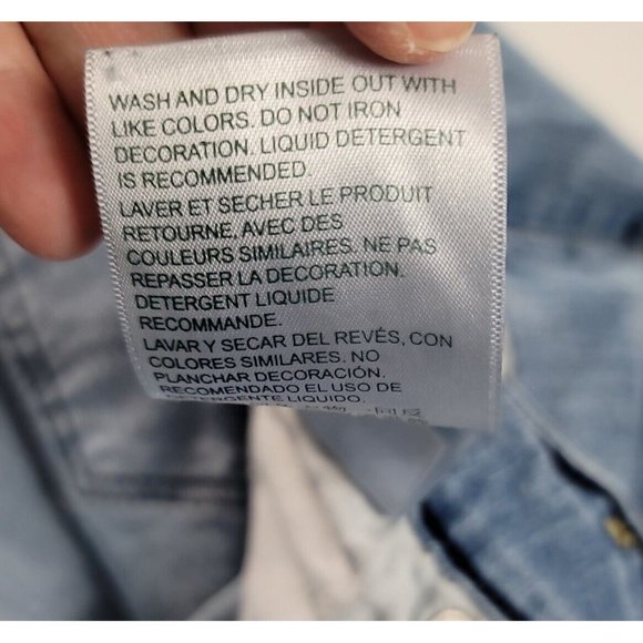 Levi's Strauss Gold Women's 38W X 30L Blue Light Wash Denim Mid Rise Skinny Jean - Picture 13 of 14